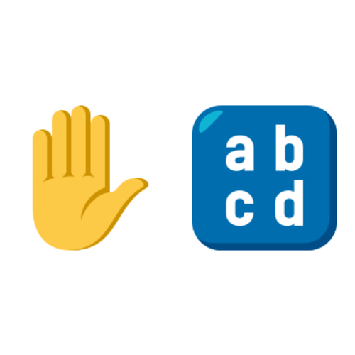✋🔡 Emoji Domain EmojiOne rendering